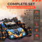 Playplen Gesture RC Stunt Car – 8-Wheel Drift, Dual Remote, LED Lights, Rechargeable Batteries
