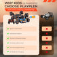Playplen Gesture RC Stunt Car – 8-Wheel Drift, Dual Remote, LED Lights, Rechargeable Batteries